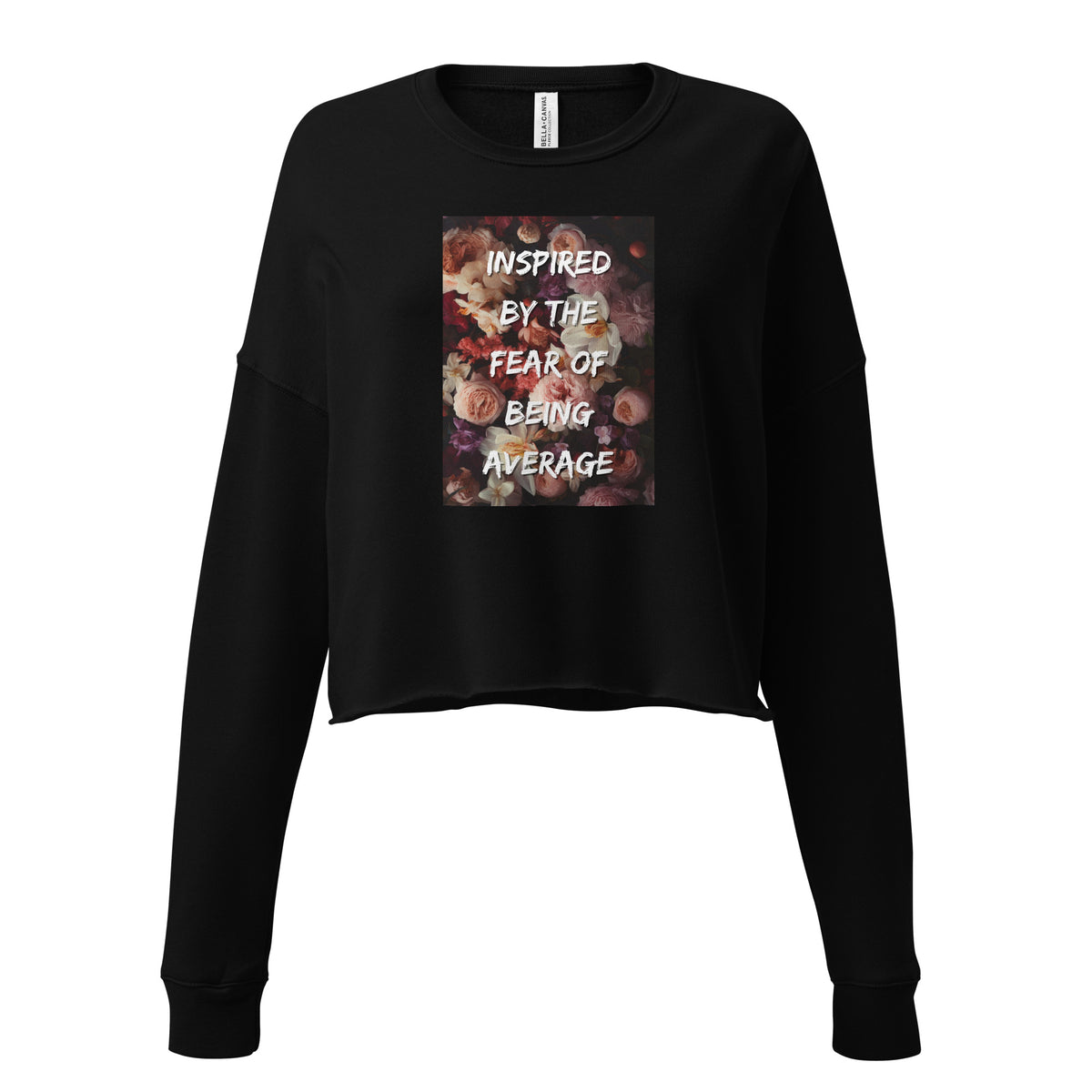 Fear of Being Average Cropped Crewneck