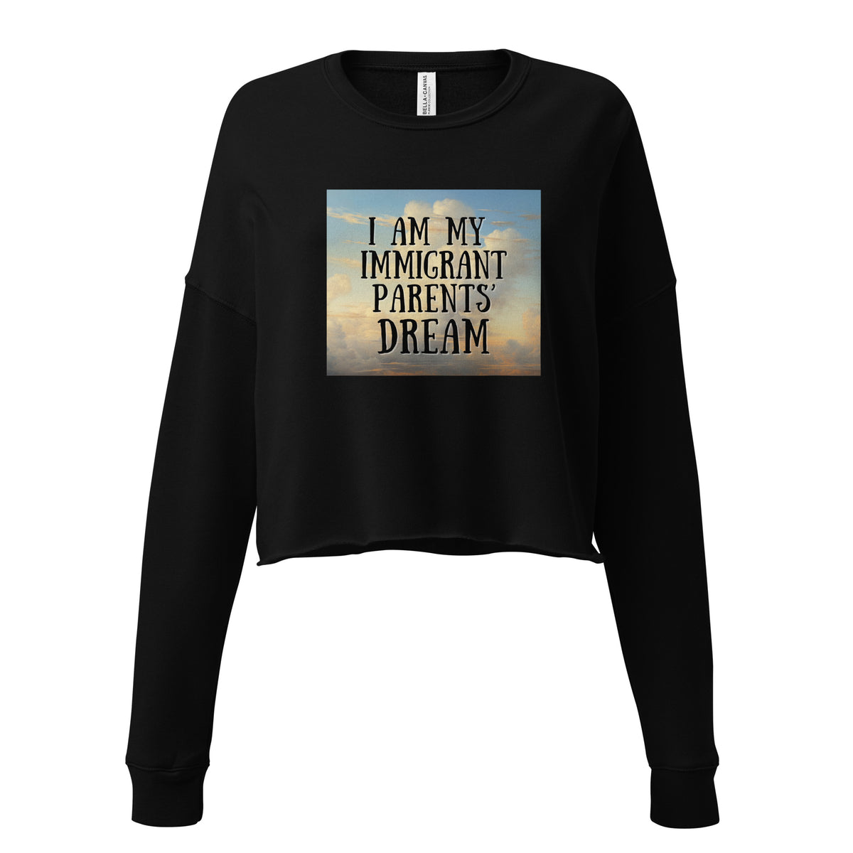 Immigrant Dream Cropped Crewneck