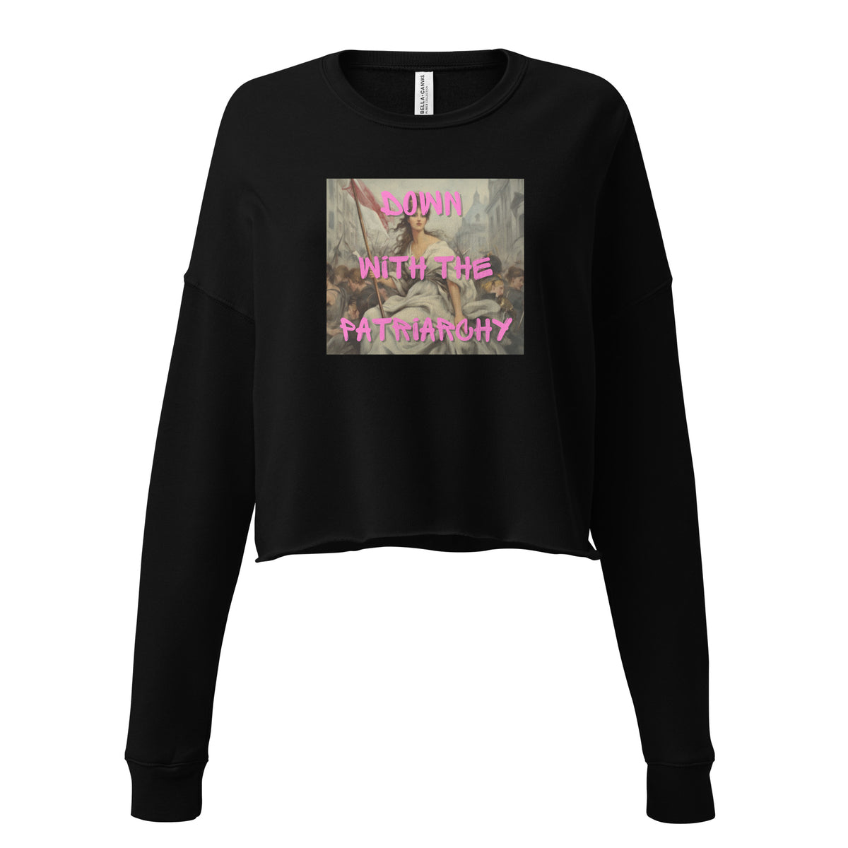 Down With the Patriarchy Cropped Crewneck